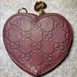 *❗️SOLD❗️*GUCCI* Heart Coin Purse